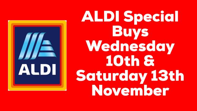 ALDI Tech Special Buys starting tomorrow, Wednesday 10th November.