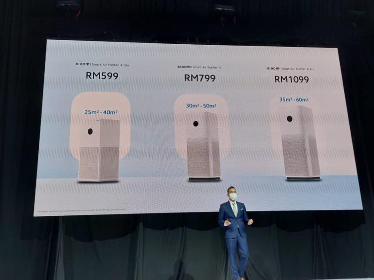 Xiaomi Smart Air Purifier 4 Series Malaysia release: 3-in-1 filtration system and OLED touch display, starting from RM599 