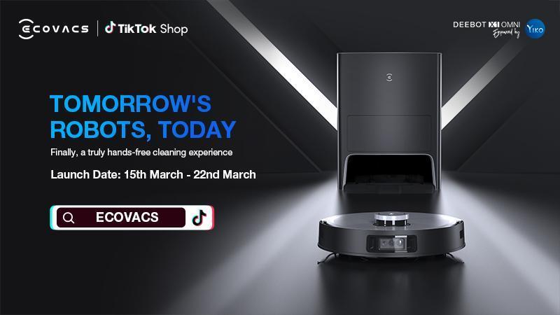 The ultimate robot vacuum – the Deebot X1 OMNI – is launching on TikTok