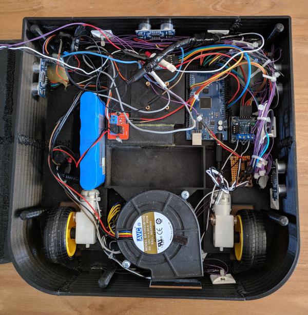 This 3D-Printed Robotic Vacuum Sucks | Hackaday