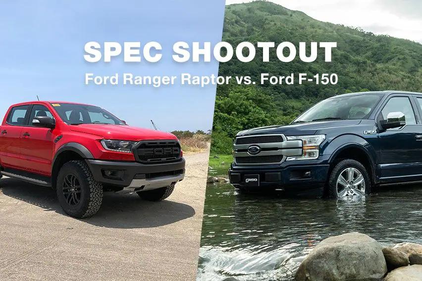 Ford alpha pickup spec check: F-150 vs. Ranger Raptor 