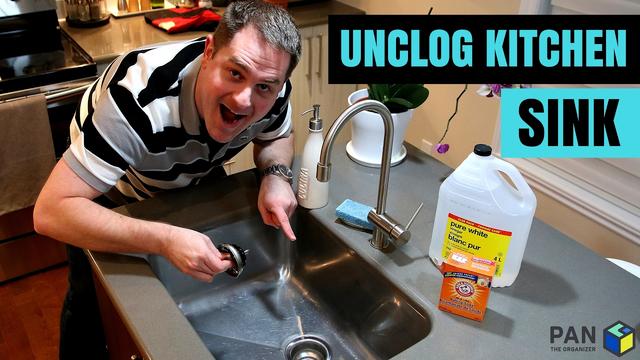 How to unblock a sink – unclog a sink drain naturally, with or without a plunger 