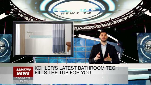 Kohler's latest bathroom tech fills the tub for you 