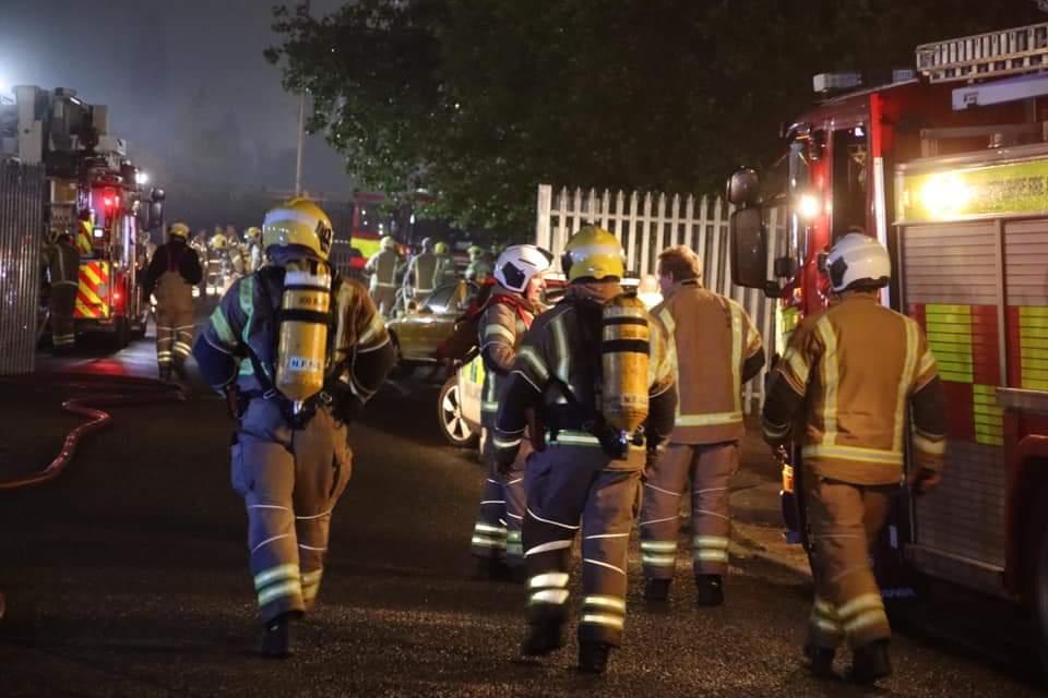 Scots residents’ water turned dark brown as firefighters used supply to tackle blaze 