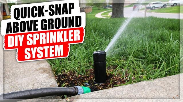 How to make a cheap, simple lawn sprinkler system 