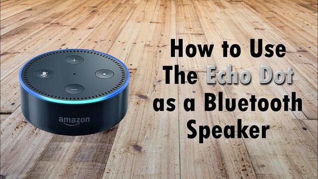 How to use an Amazon Echo as a Bluetooth speaker 