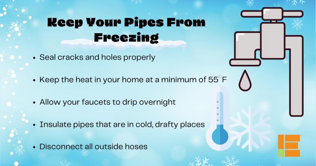 How to prevent water pipes from freezing, and how to thaw them if they do freeze 