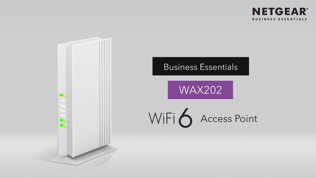 法人向けWi-Fi 6ルーターのエントリーモデル「WAX202」、ネットギアが発売