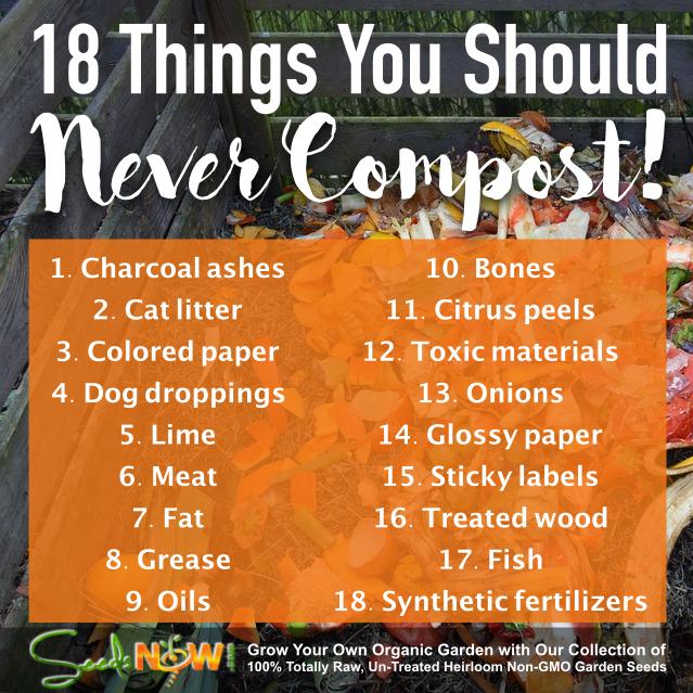 8 Items You Should Never Put in Your Compost Bin 