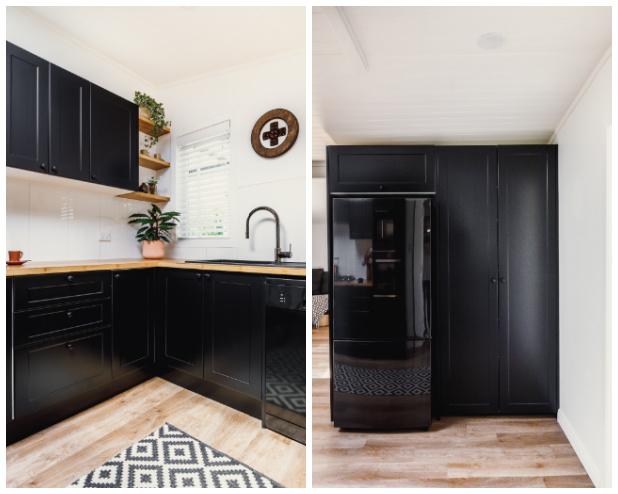 Kitchen of the Week: Alice and Caleb go for black 