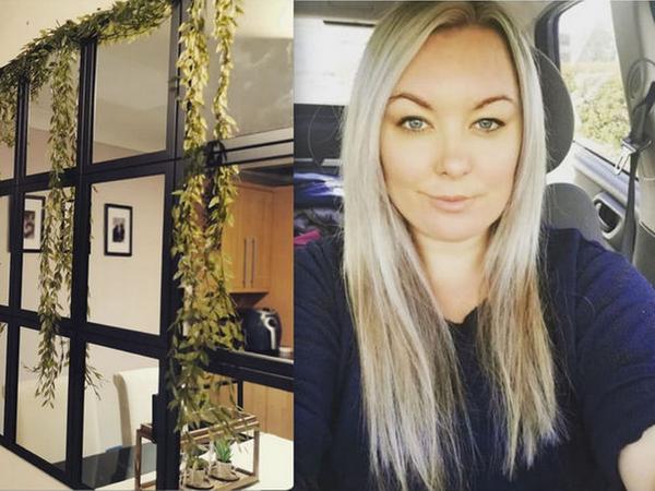 Cheshire mum-of-four creates 'stunning' mirror wall with £1 IKEA hack and Amazon flowers 
