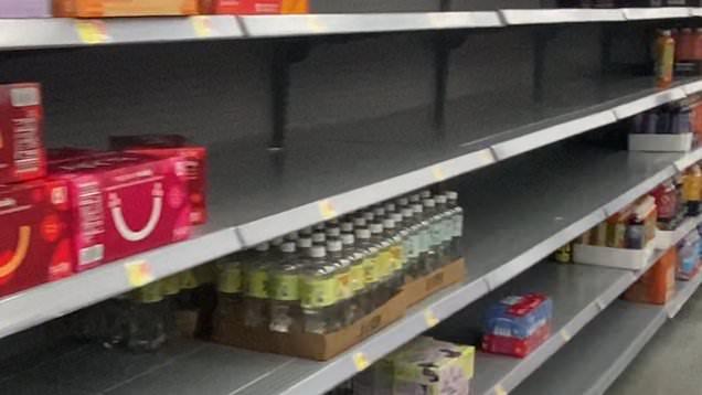 Grocery stores still have empty shelves amid supply chain disruptions, omicron and winter storms
