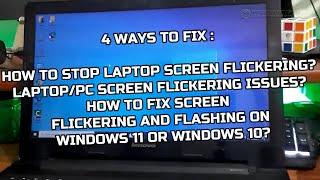 www.makeuseof.com How to Fix Screen Flickering on Windows 11 
