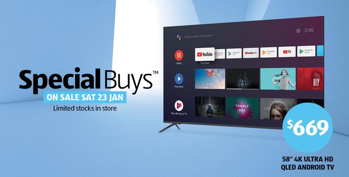 ALDI Special buys this Saturday includes 2 smart TV’s and accessories 