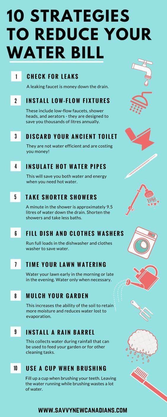 How to reduce your water usage and save money