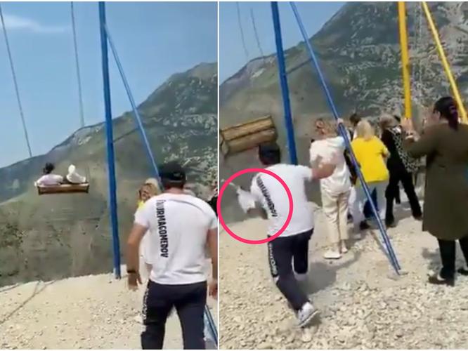VIDEO: Two girls riding a swing at 6,300 feet fall, rescued to safety Related articles Other Articles 