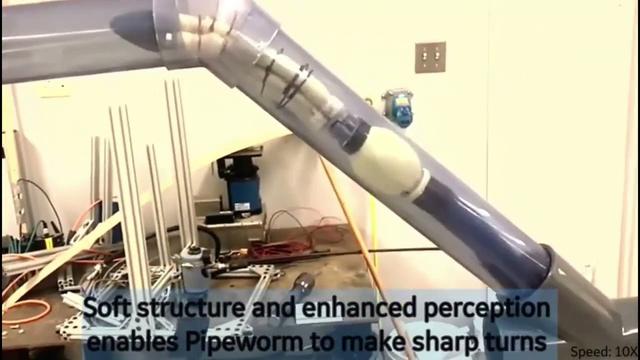 A New Worm-Shaped Robot Can Unclog Pipes