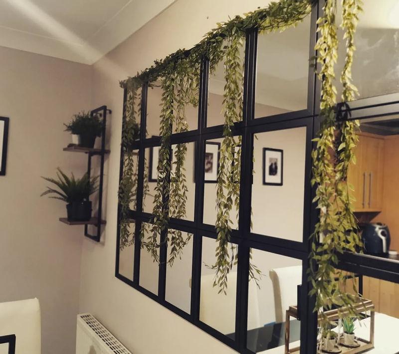I recreated Stacey Solomon's chic mirror feature wall for next to nothing using £1.75 Ikea frames 