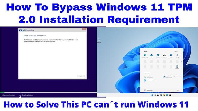 How to easily bypass Windows 11's TPM 2.0 requirements 