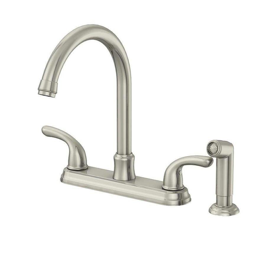 Three basic categories for two-handle kitchen faucets 
