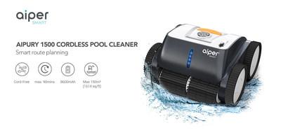  Aiper Smart Debuts the AIPURY1500 Pool Cleaner, Its Newest Wireless Intelligent Pool-Cleaning Robot