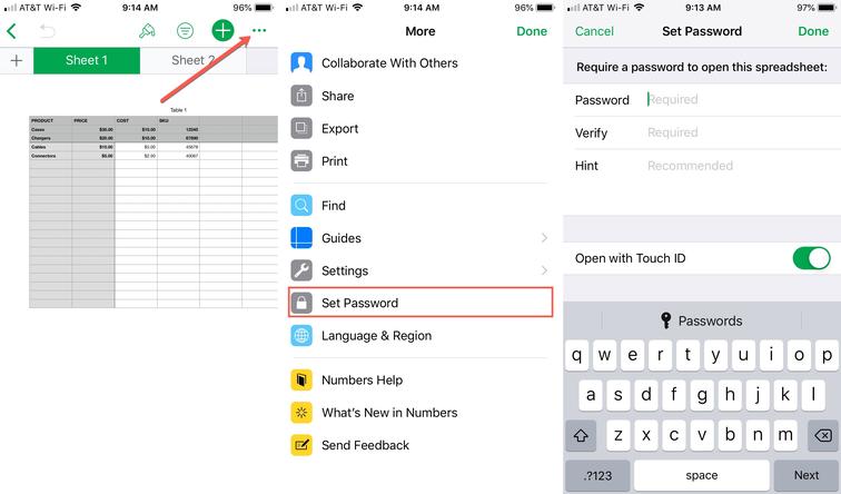 How to Password Protect Pages, Keynote & Numbers Documents on iPhone & iPad