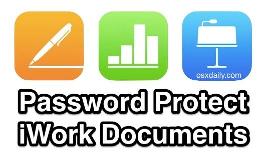 How to Password Protect Pages, Keynote & Numbers Documents on iPhone & iPad 