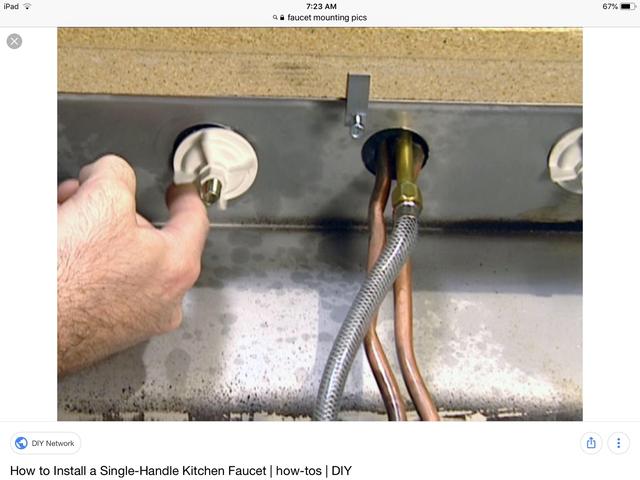 Faucet wobble can be corrected 