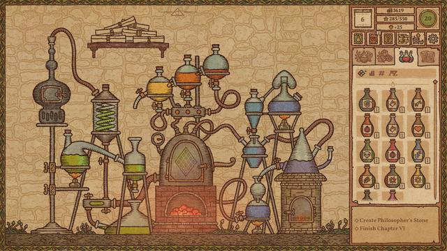 Alchemist sim to make potions by mixing ingredients early access starting