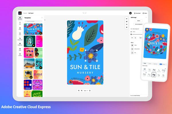 Adobe「Creative Cloud Express」発表、魅力的なコンテンツをすばやく簡単に作成