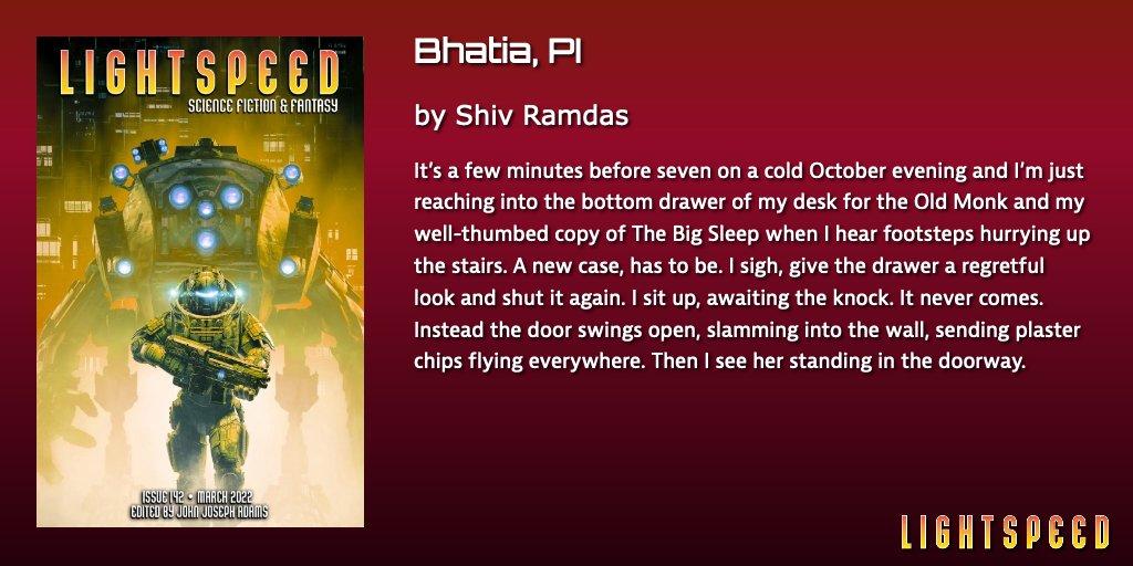 LIGHTSPEED Presents: 'Bhatia, P.I.' by Shiv Ramdas 