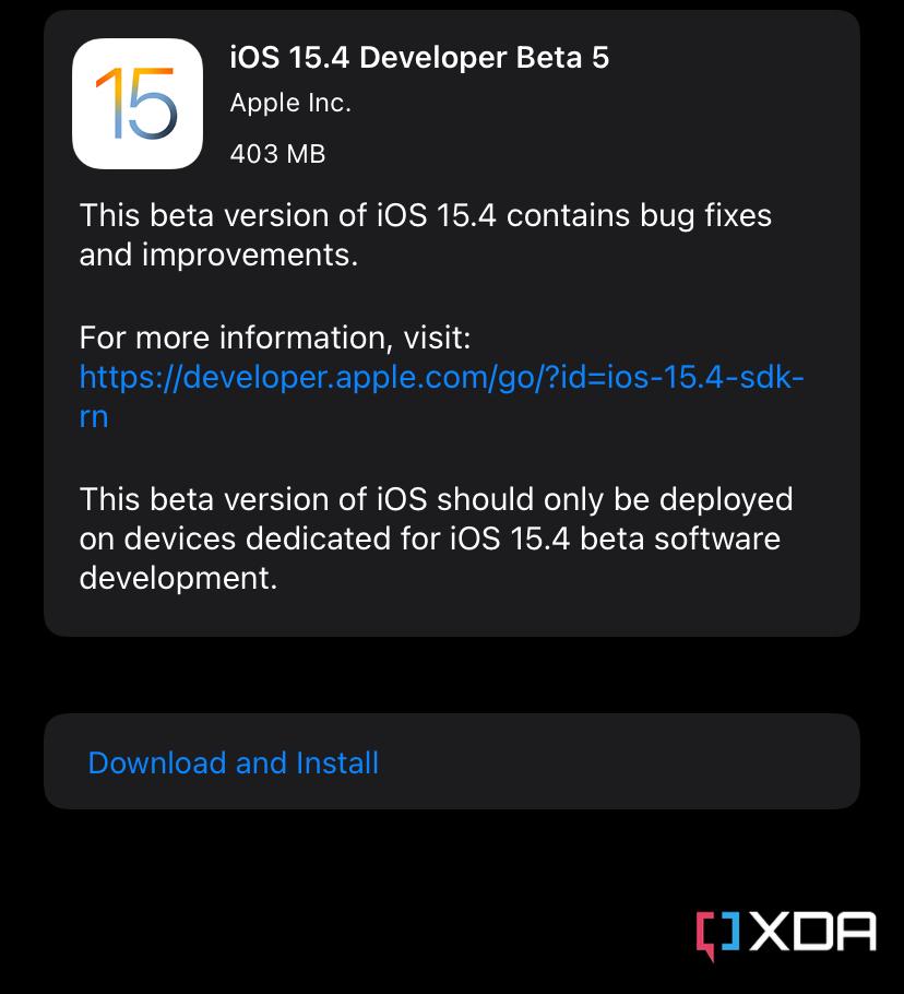 Apple has seeded iOS 15.4 developer beta 5, here’s what’s new 