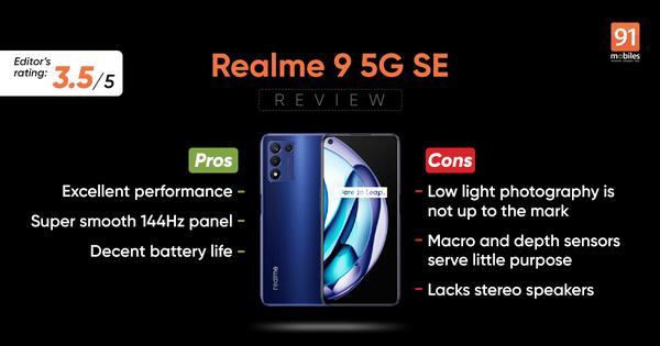 Realme 9 5G SE review: smooth operator