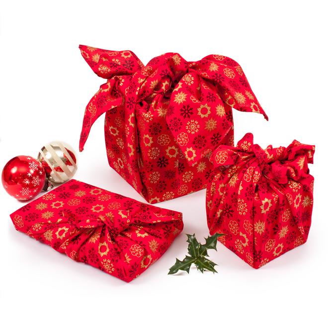 Japanese furoshiki fabric wrapping the perfect fit for a happy eco-friendly Christmas 