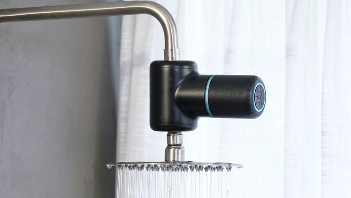 Ampere's Bluetooth shower speaker is powered entirely by water 