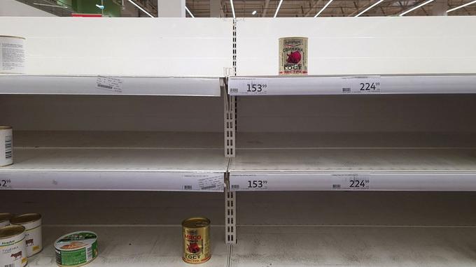 Kremlin Warns Against Panic Buying as Food Prices Rise Fast