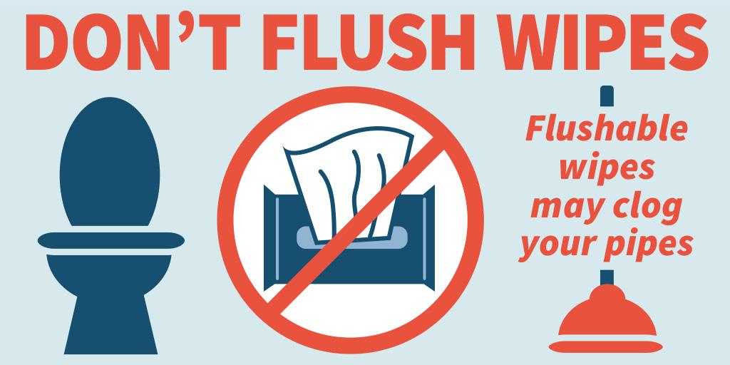 City of Lawton urges residents to stop flushing wipes down toilets 