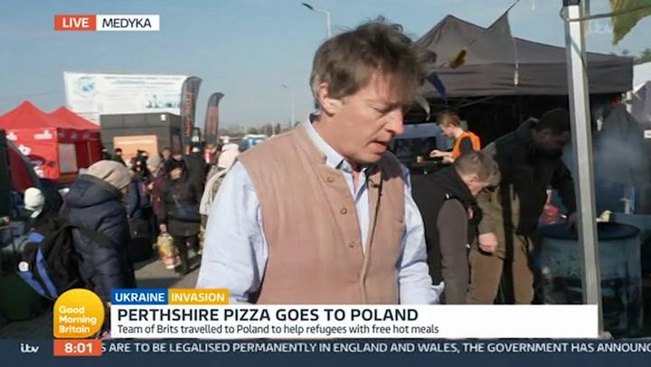 GMB fans slam Richard Madeley's 'ridiculous' food question to Ukrainian volunteer 