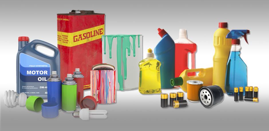 Dispose of household hazardous waste