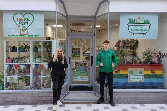 Recyclers Up The Garden Bath poised to make a pop-up return to Peterborough’s Queensgate Shopping Centre
