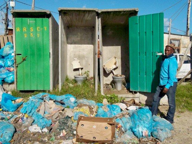 Khayelitsha’s toilets choked with filth despite mayor’s promise to clean up