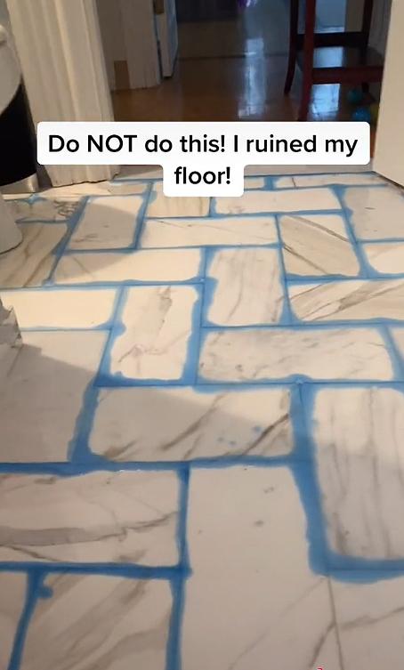Experts say this TikTok tile grout cleaning hack should be used with caution 