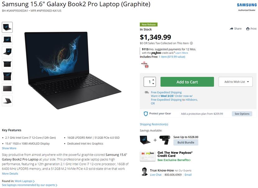 Samsung Galaxy Book2 Laptop Pre-Orders Get You Up To A 32″ Odyssey Curved Gaming Monitor For Free 