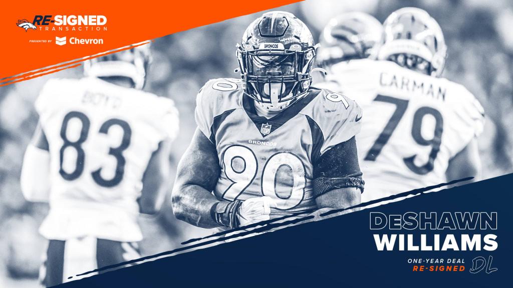 Broncos Re-Sign DL DeShawn Williams to One-Year Deal
