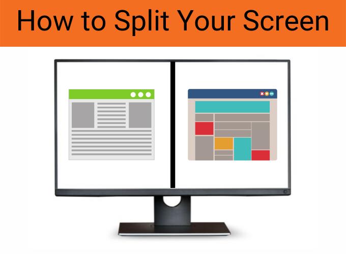 How to split screen in laptop