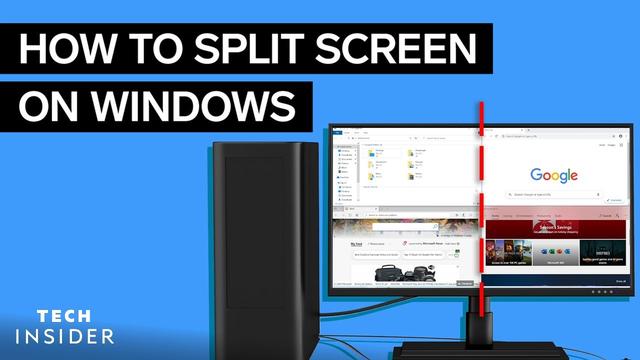 How to split screen in laptop 