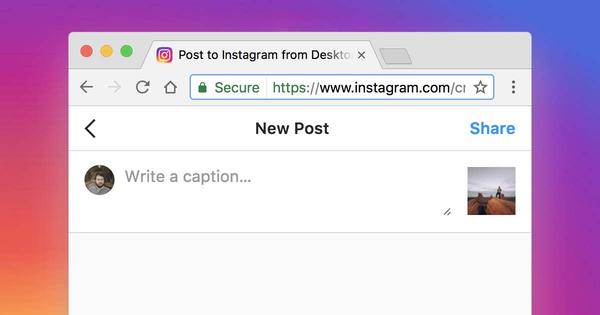 How to post on Instagram from PC or Mac