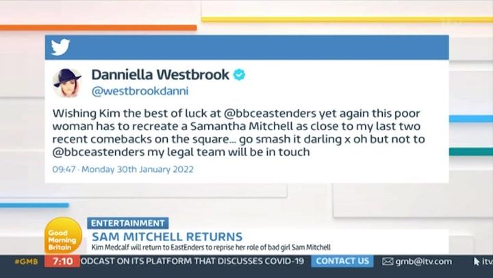 Susanna Reid and Richard Arnold mock Danniella Westbrook's response to EastEnders news 