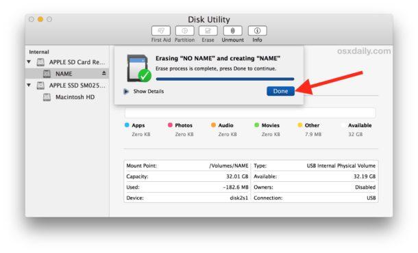 How to format SD cards on your MacBook laptop or Mac desktop