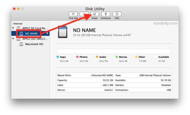 How to format SD cards on your MacBook laptop or Mac desktop 